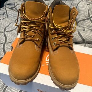 Timberland Youth Wheat Lace-Up Boots